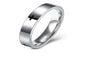 Vintage Cool Class White Gold Plated Cross Ring(7,8,9)