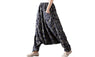 Vintage Print Plus Size Harem Pants