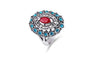 Trendy Vintage Big Crystal Red Stone Ring (7)