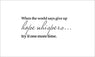 Creative Inspiring Quote Wall Decal Vinyl Wall Sticker
