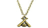 Zinc Alloy Retro Romantic Baseball Pendant Necklace