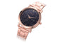 Rose Gold Stainless Steel Fashion Ladies Wristwatch