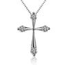 New Fashion Cross Zircon Pendant Necklace