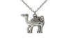 Women's Vintage Silver Camel Pendant Short Necklace