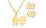 New Women Stylish Hand-in-hand Lover Ornament Set