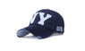 Unisex Fashionable NY Type Cotton Casual Cap for Men