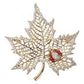 Women's Enamel Flower Cubic-Zirconia Pin Brooch Jewelry Gift Mom