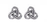 Silver Celtic Knot Vintage Retro Stud For Women