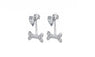 Women's Love Heart Puppy Bone Earring