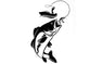 Fishing Fisherman Car Stickers Vinyl Decal