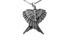 Silver Angel Wings Necklace Pendant