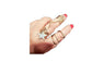 Knuckle star Band Midi Ring For Women