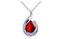 Queen Style Austrian Crystal Water Tear Drop Pendant Necklace