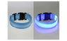 Glow LED Dog Pet Cat Flashing Light Up Nylon Collar Night Collars