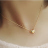 Gold Heart Bib Statement Chain Pendant Necklace