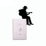 Playing Guitar Fashion Vinyl Switch Sticker