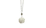 Silver Plated Hollow Ball Pendants Necklaces For Women