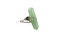 Hexagonal Stone Crystal Resin Gem Ring