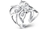 Silver Butterfly Finger Ring