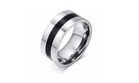 Stainless Steel Engagement Finger Ring - sparklingselections