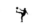Kick Football Sport Vinyl Fashion Switch Sticker
