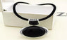 Vintage Big Black Stone Pendant Necklace