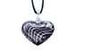 Heart Lampwork Murano Glass Pendant Necklace For Women
