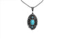 Hollow Crystal Stone Flower Pendant Necklace