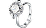 Cubic Zircon White Engagement Ring