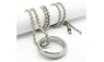 Silver -Color Round Pendant Necklaces