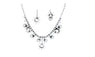 Bridal Romantic Dazzling Rhinestone Pendant Necklace