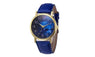 Sky Pattern Leather Band Analog Quartz Wrist Watch