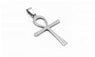 Cross Collar Punk Faux Leather Cord Pendant Necklace