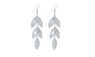 Shining Leaves Dangle Long Earrings For Women