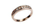 Simple Single Row Of Small Rhinestone Ring
