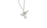Silver Cute Brid Pendant Necklace
