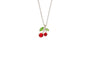 Sweet Wild Cherry Red Crystal Necklace