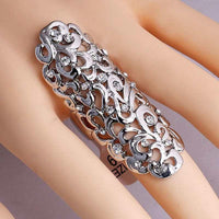 Knuckle Armor Double Punk Gothic Hippie Ring - sparklingselections