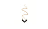 Style Metal V Statement Pendant Necklace