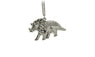 Silver Cool Rhino Pendant Necklace
