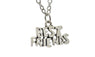 Silver Best Friends Pendant Necklace