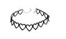 Fabric Hollow Out Heart Summer Beach Necklace