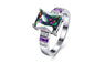 New Fashion Rhinestone Ring Silver Plated for Women(Size-6)