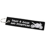 Embroidery Drop A Gear ATV Car Key Chain