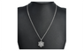 Crystal Snowflake Zircon Flower Silver Plated Pendant Necklace