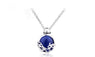 Vintage Pendant Crystal Blue Pendent for Women