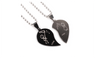 Stainless Steel Love Heart Shaped Lover's Pendant Necklace