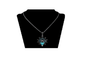 Owl Tibetan Silver Jewelry for Women Classic Crystal Statement Chain Necklace