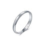 New Stylish Plain Dome Tarnish Resistant Ring