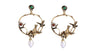 Vintage Leaf Bird Dangle Women Earring